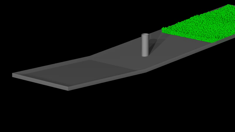 landslide with closed bottom
