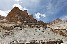 Hankar fort ruins, Hemis National Park, Ladakh, India (2012/08/02)
